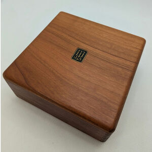 James Avery Wooden Jewelry Box 4x4x2 Dovetail Trinket Keepsake Original Box
